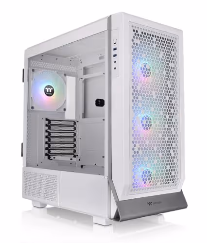 THERMALTAKE Ceres 500 ATX Mid Tower Tempered Glass Side Panel (Snow)