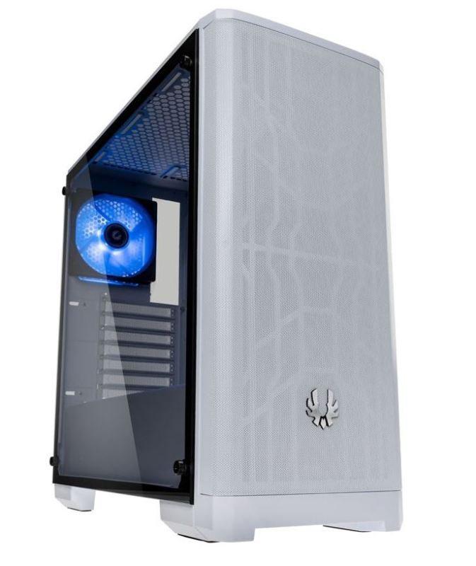 BITFENIX Nova Mesh TG ATX Mid Tower Tempered Glass Side Panel (White)