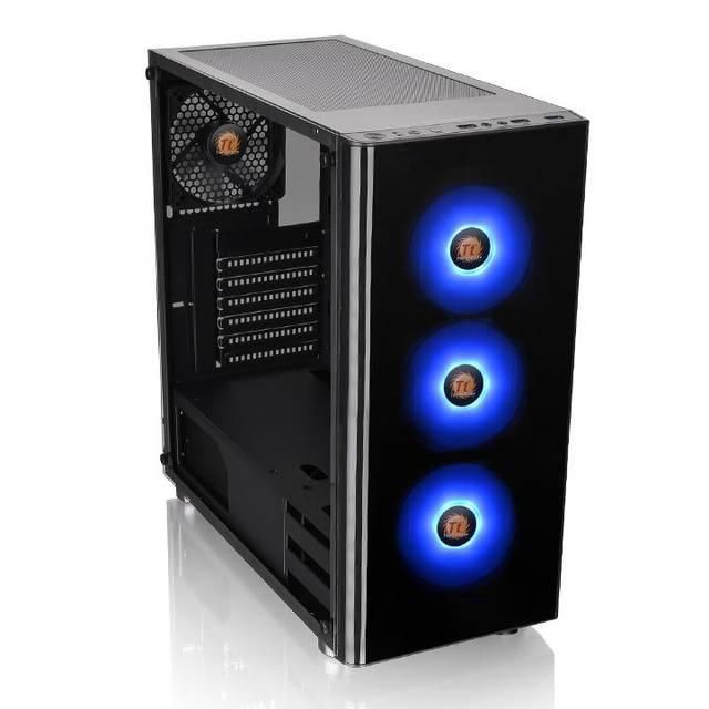 THERMALTAKE V200 RGB ATX Mid Tower Tempered Glass Side Panel