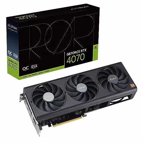 ASUS ProArt RTX 4070 OC GDDR6X Graphic Card