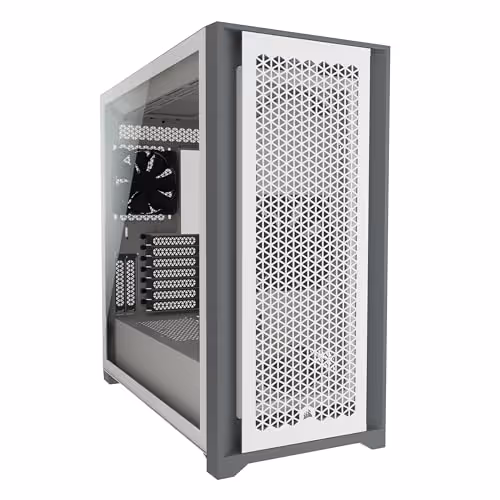 CORSAIR 5000D AIRFLOW ATX Mid Tower Tempered Glass Side Panel (White)