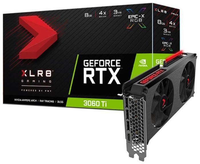 PNY GeForce RTX 3060 Ti XLR8 Gaming REVEL EPIC-X RGB Dual Fan