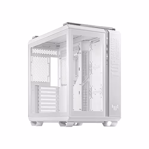 ASUS TUF Gaming GT502 ATX Mid Tower Tempered Glass Side Panel (White)