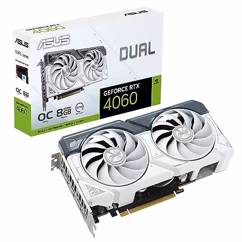 ASUS DUAL OC GeForce RTX 4060 GDDR6 (White)