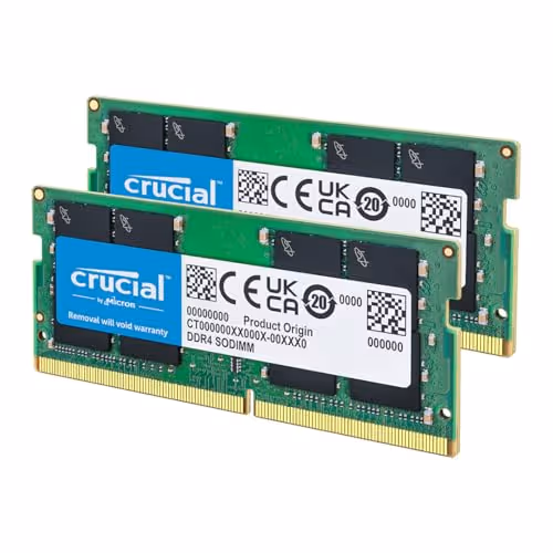 CRUCIAL DDR4 Laptop Memory (32GB, 3200 MHz)
