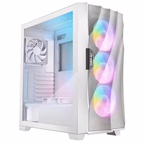Antec DF700 FLUX ATX Mid Tower Tempered Glass Side Panel (White)