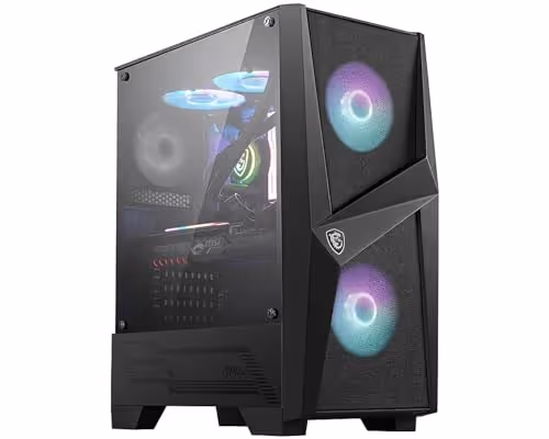 MSI MAG FORGE 100R ATX Mid Tower Tempered Glass Side Panel