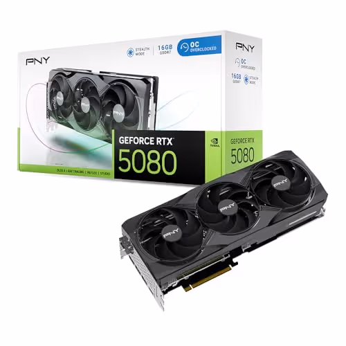 PNY OC GeForce RTX 5080 GDDR7