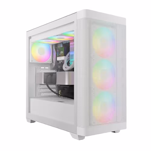 GAMDIAS ATHENA M3 ATX Mid Tower Tempered Glass Side Panel (White)