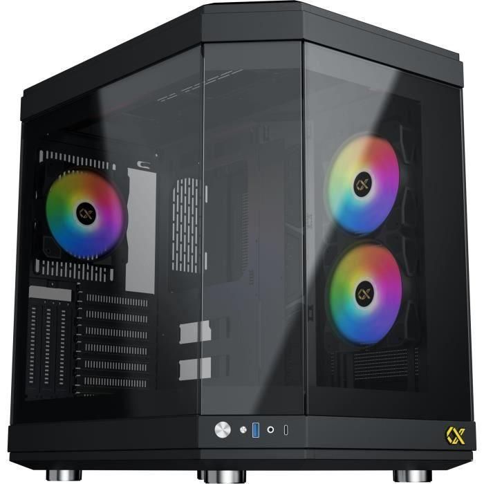 XIGMATEK Cubi ARGB ATX Mid Tower Tempered Glass Side Panel
