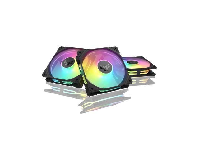 ASUS Tuf Gaming TR120 Reverse ARGB 3 Fan (120mm, 3-pack, Black)