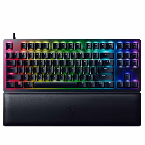 RAZER Huntsman V2 RGB Wired Gaming Keyboard (Razer Purple Optical Clicky)