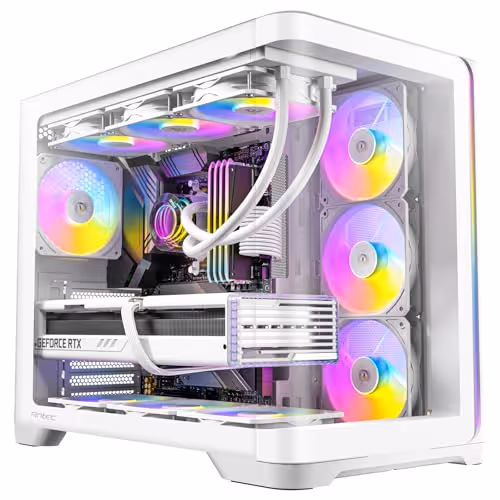 Antec C5 Curve ARGB ATX Mid Tower (White)