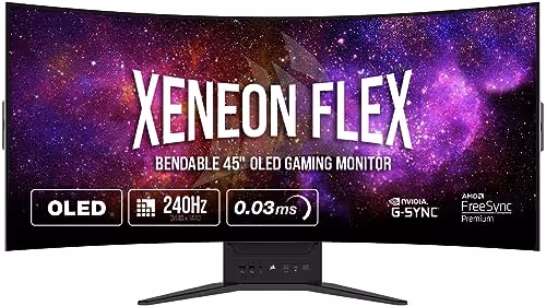CORSAIR XENEON FLEX 45WQHD240 45 OLED Curved Monitor