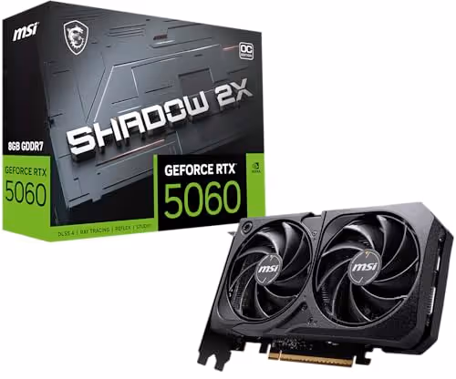 MSI SHADOW 2X OC GeForce RTX 5060 GDDR7