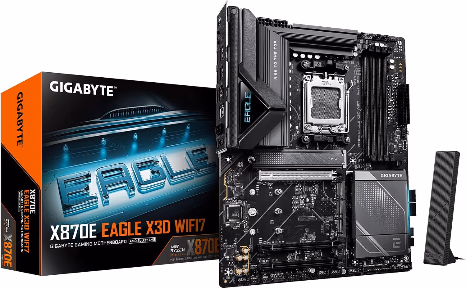 GIGABYTE X870E EAGLE X3D WIFI ATX Motherboard AMD X870E WIFI