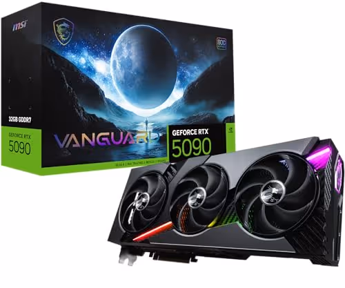 MSI RTX 5090 VANGUARD SOC GDDR7 GRAPHIC CARDS
