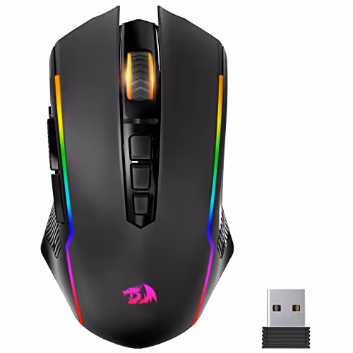 Redragon Gaming Mouse, Wireless Mouse Gaming with , PC Gaming Mice