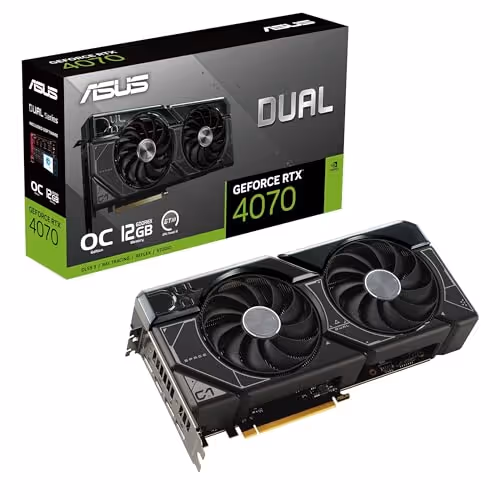 ASUS DUAL OC GeForce RTX 4070 GDDR6X (Black)