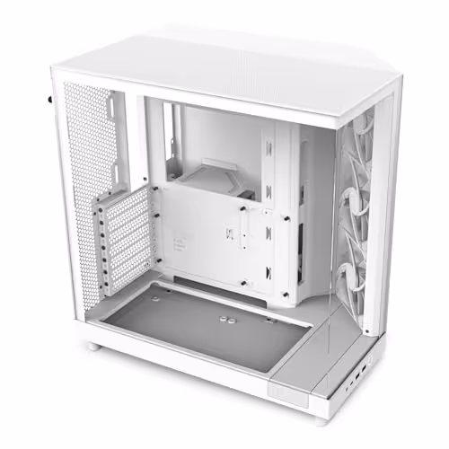 NZXT H6 Flow ATX Mid Tower Tempered Glass Side Panel (White)