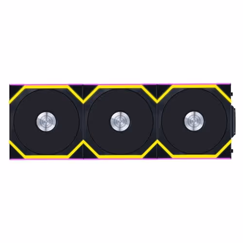 LIAN LI UNI FAN SL Wireless 120 Reverse Blade PWM (3-pack, Black)