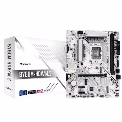 ASROCK B760M-HDV/M.2 Micro ATX (DDR5, Used)