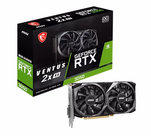 MSI VENTUS 2X XS OC GeForce RTX 3050 GDDR6