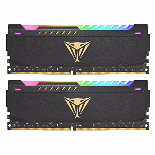 Patriot Viper Steel DDR4 (32GB, 2X16GB, 3200 MHz, CL18, Black, New)