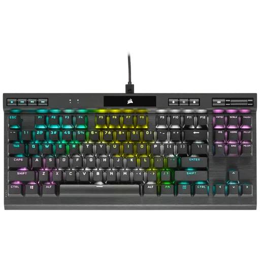 CORSAIR K70 RGB TKL CHAMPION SERIES Wired Gaming Keyboard (Corsair Opx, Black)