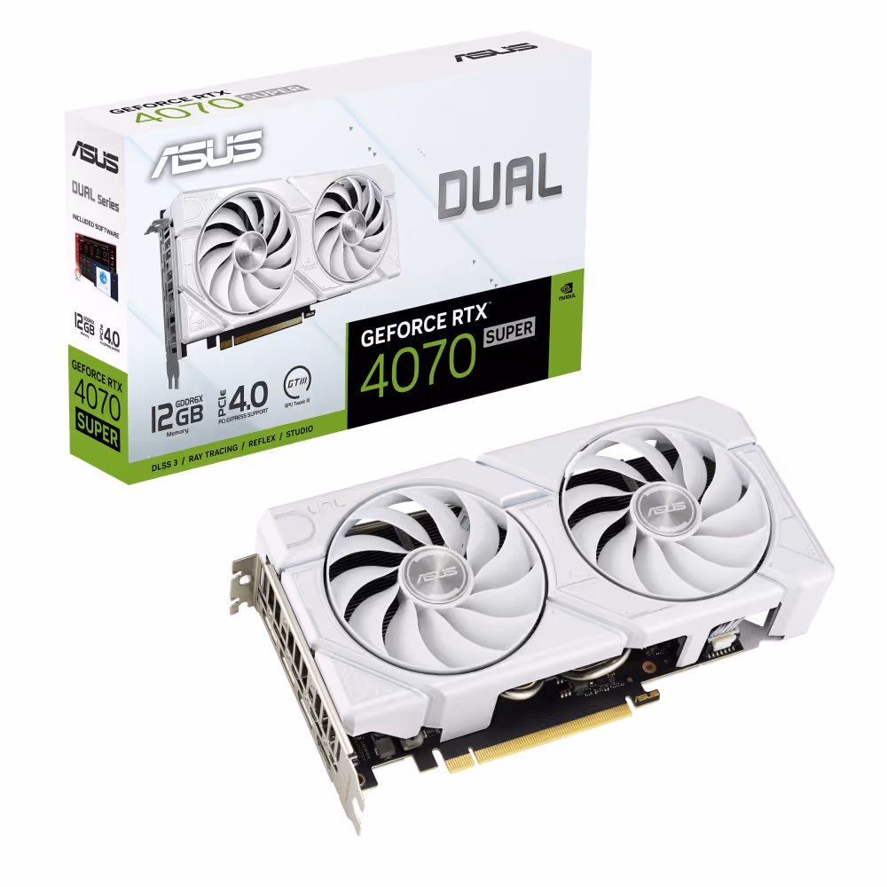 ASUS Dual GeForce RTX 4070 Super Evo GDDR6X Graphic Card