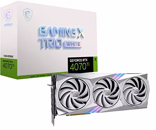 MSI GeForce RTX 4070 Ti GAMING X TRIO GDDR6X (White)