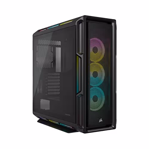 CORSAIR iCUE 5000T RGB ATX Mid Tower Tempered Glass Side Panel (Black)