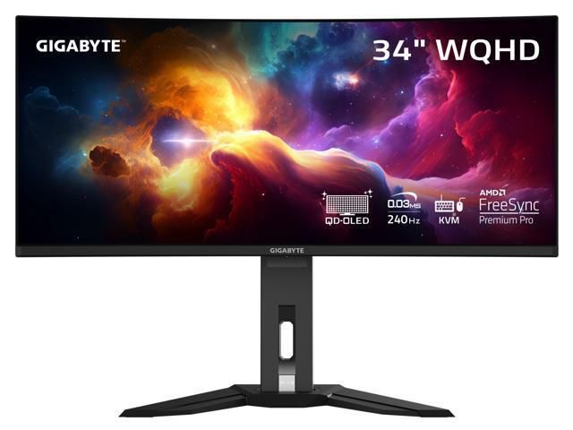 Gigabyte MO34WQC2 34 QD-OLED Curved Monitor