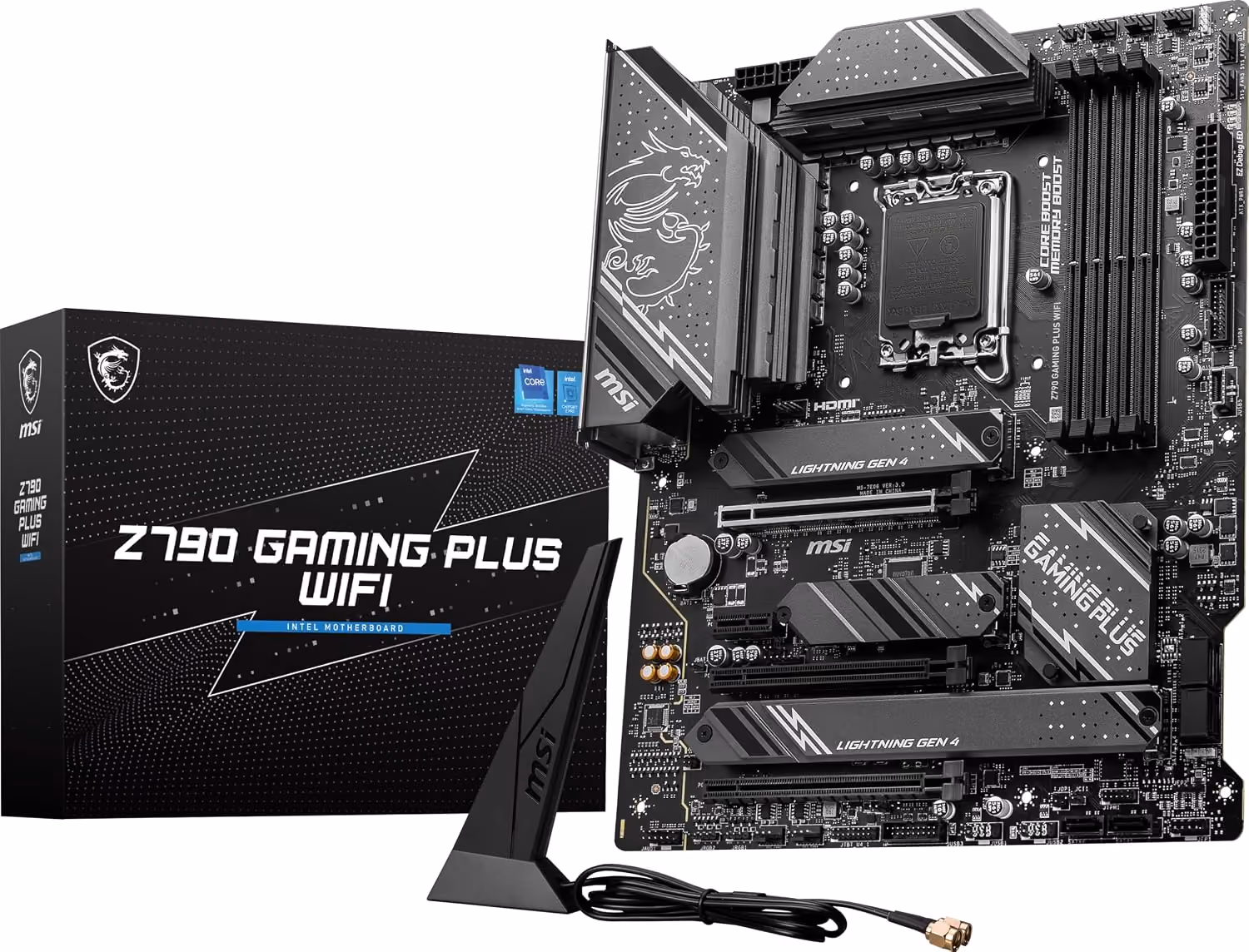 MSI Z790 GAMING PLUS WIFI ATX (Black)