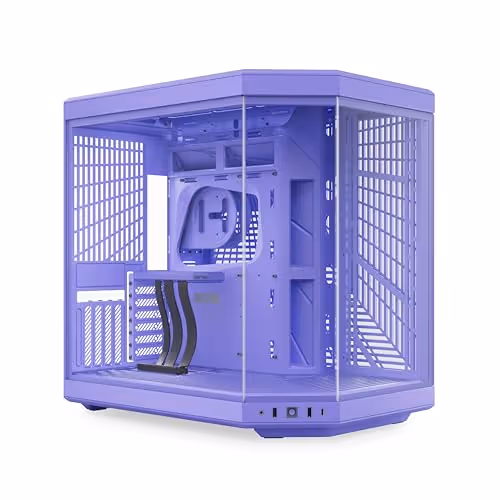 HYTE Y70 ATX Mid Tower Tempered Glass Side Panel (Taro Milk)