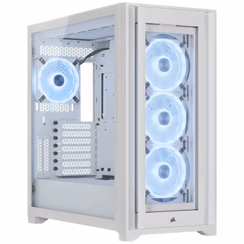 Corsair iCUE 5000X RGB QL Edition ATX Mid Tower Tempered Glass Side Panel