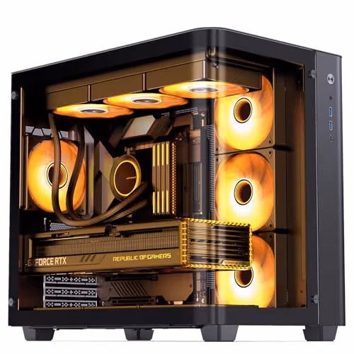 Jonsbo TK-3 ATX Mid Tower Tempered Glass Side Panel (Black)