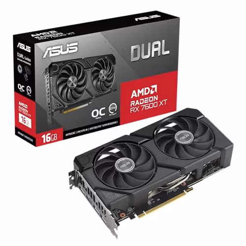ASUS DUAL OC Radeon RX 7600 XT GDDR6