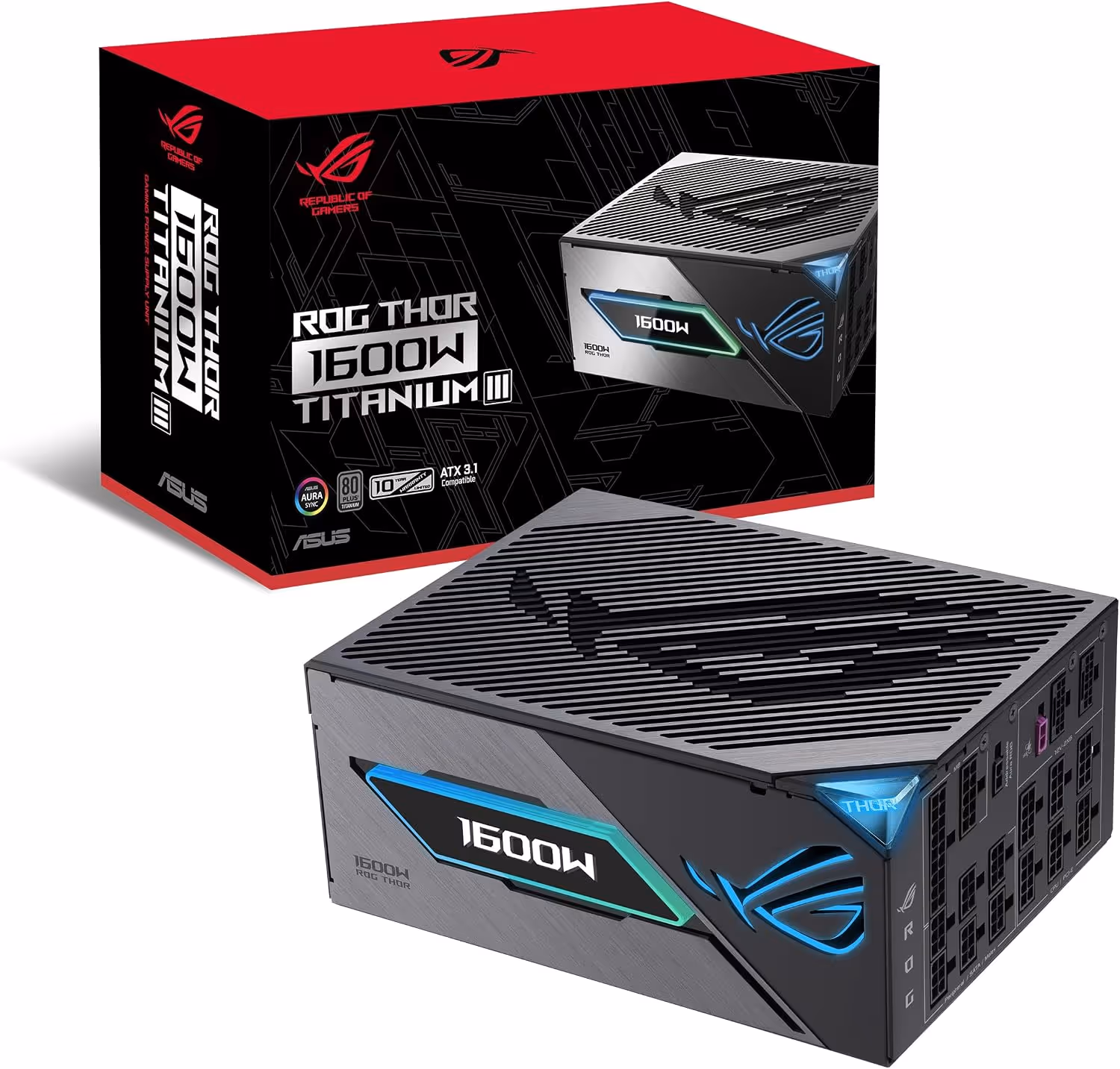 ASUS ROG THOR T3 GAMING Fully Modular 80+ Titanium Certified