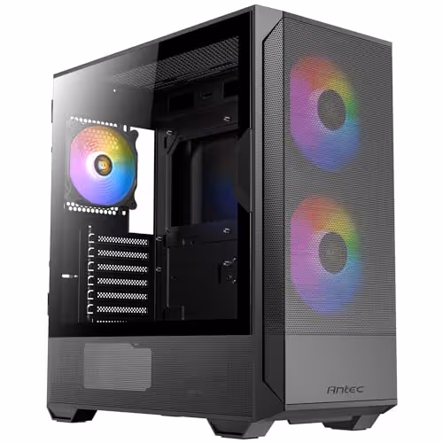 Antec NX416L ATX Mid Tower Tempered Glass Side Panel (Black)