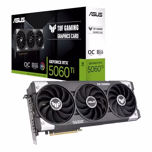 ASUS TUF GAMING OC GeForce RTX 5060 Ti GDDR7 (8GB VRAM)