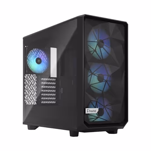 Fractal Design Meshify 2 Lite RGB ATX Mid Tower Tempered Glass Side Panel (Black)