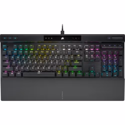CORSAIR K70 RGB PRO RGB Wired Gaming Keyboard (Corsair Opx, White)