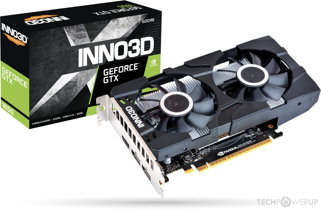 INNO3D GEFORCE GTX 1650 GDDR6 TWIN X2 OC