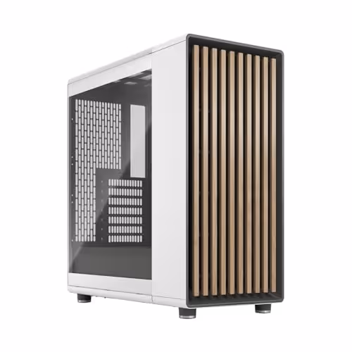 Fractal Design North Chalk TG Tint Mid Tower Case (White)