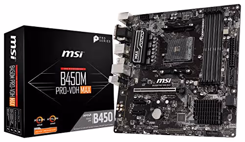 MSI B450M PRO-VDH MAX Micro ATX