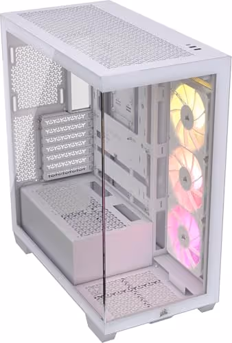 Corsair 3500X ARGB ATX Mid Tower Tempered Glass Side Panel (White)