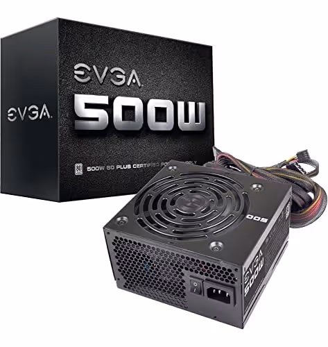 EVGA 500 W1 Non-Modular 80+ Certified