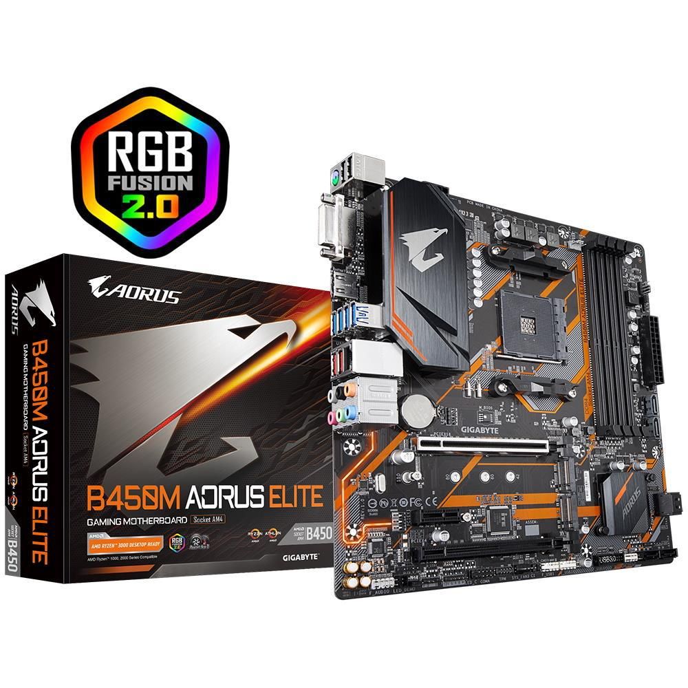 Gigabyte B450M AORUS ELITE Micro ATX