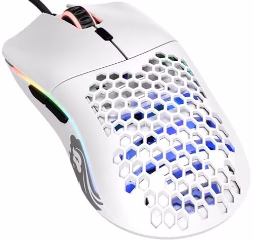 GLORIOUS O Wired Optical Mouse (Matte White)